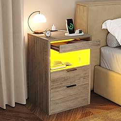 Gadroad LED Nightstand with Charging