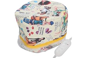 Hair Heating Helmets Heating, Steam for Hair SPA Hair Care, Heating Hair for Hair Care with 3-Mode Temperature Control(US)