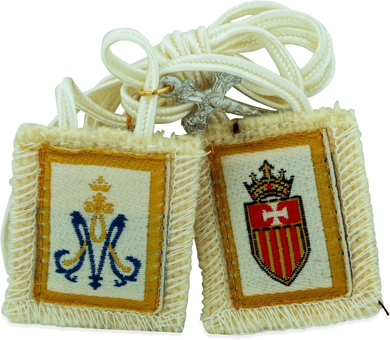 Venerare Authentic Catholic Scapular 100 Wool (Our Lady of Mercy
