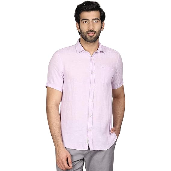 purple shirt mens slim fit