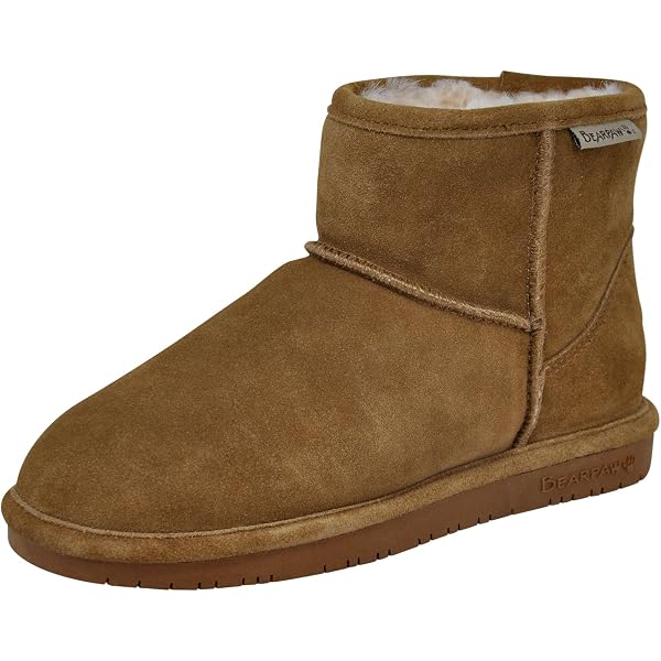 BEARPAW Women's Betty Youth Slip-On Ankle Boot - Cozy Winter Boot With Sheepskin Lining