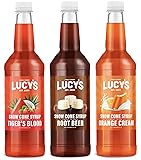 Lucy's Family Owned Shaved Ice Snow Cone Syrups