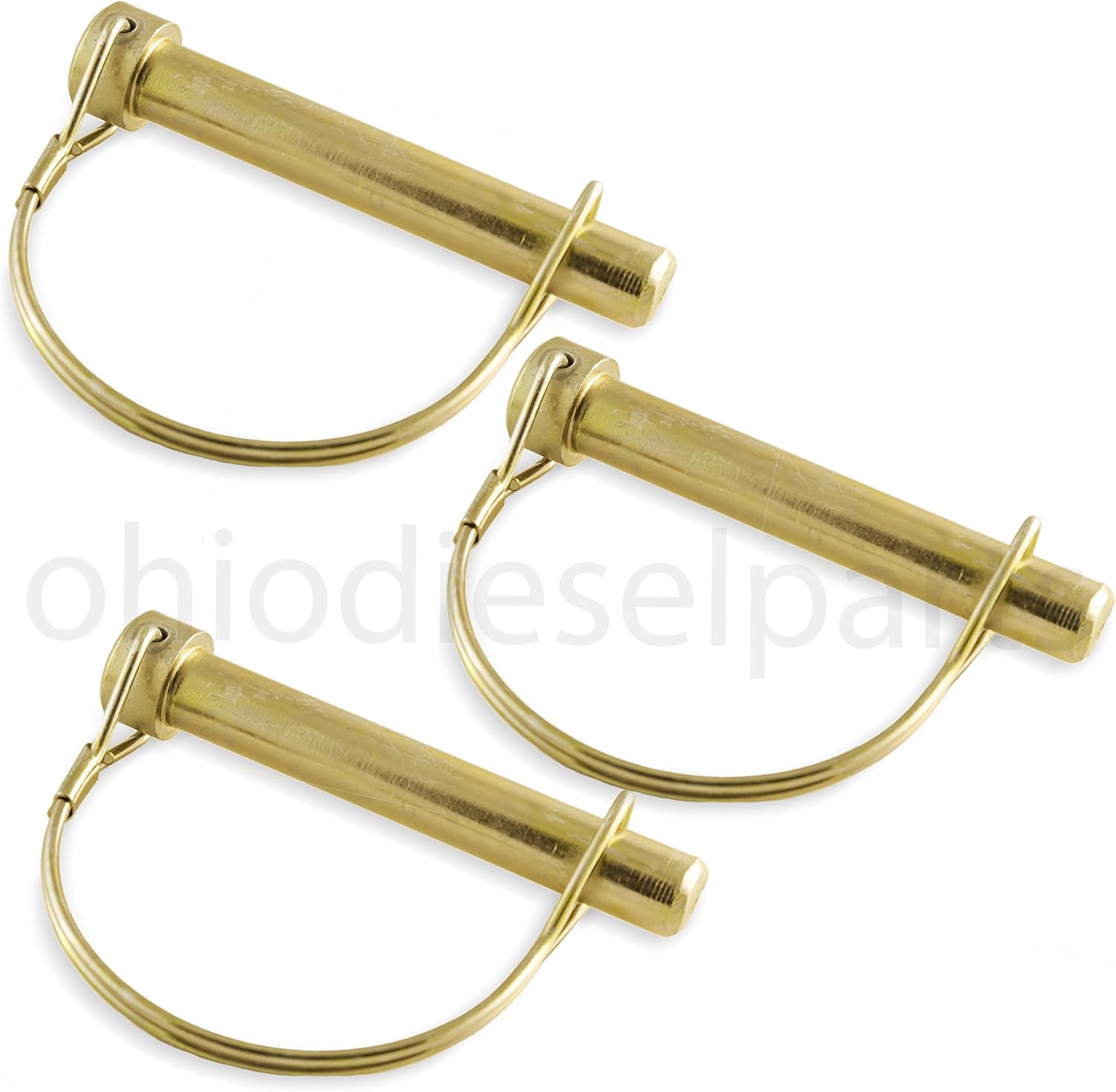 PTO Round Shaft Locking Trailer Hitch Pin 1/2" x 25/8