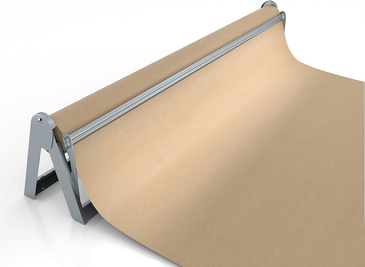 Paper Roll Dispenser and Cutter - Long 36" Roll Paper Holder - Great Butcher Paper Dispenser, Wrapping Paper Cutter, Craft Paper Holder or Vinyl Roll Holder - Wall Mountable : Office Products