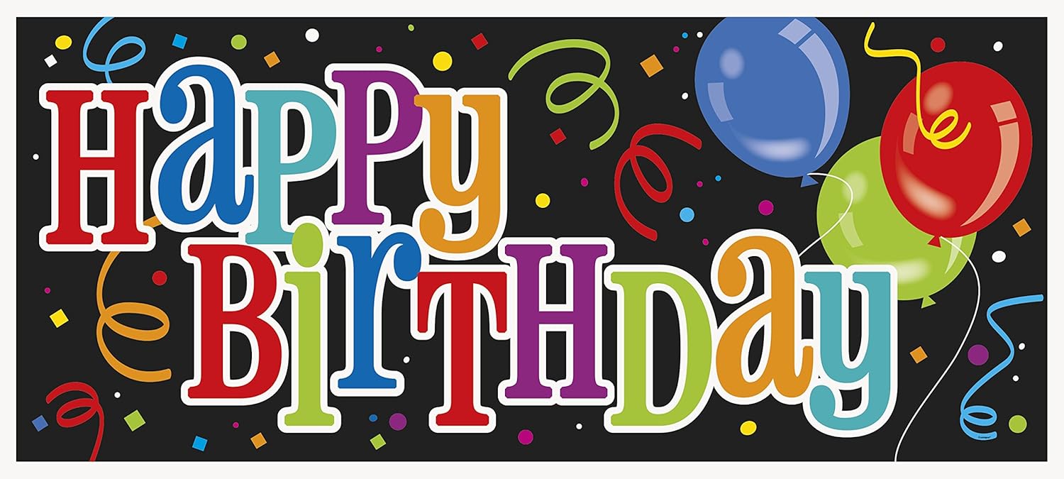 Unique Party 12 Ft Prism Happy 3rd Birthday Banner Banners Party