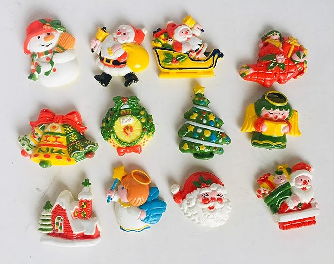 12 PIECES CHRISTMAS LOT FOR YOUR FRIDGE