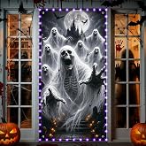 Halloween Door Decorations with Lights, 71