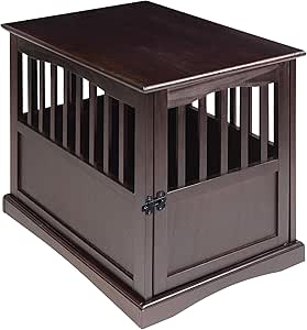 corner dog crate furniture