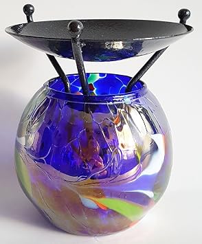 D J Glaswaren Saphir Blau Glas Globe Schmelzen Brenner Und Wachs