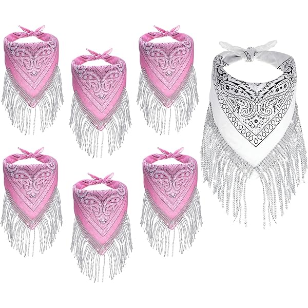 thumbnail image 2 of Wholesale Rhinestone Fringe Bandana For Your Store 2 of 9