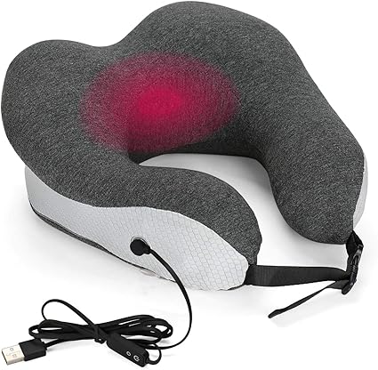 Amazon Com Heating Therapy Neck Pillow Travel Cervical Pillow