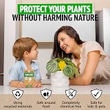 Super Ninja Fungus Gnat Killer 30 Pack Indoor Plant Traps Non-Toxic Yellow view 6