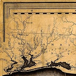 Antiguos Maps Florida by Charles Vignoles circa