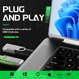 FEBNISCTE 16GB USB 2.0 Flash Drive Multi-Colour Swivel Thumb Drive Portable view 3