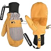 Wells Lamont HydraHyde Winter Gloves for Women & Men, Insulated for Cold Weather, Snow & Ski Gloves & Mittens (Mitten, Large)