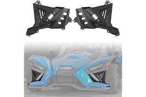 LDETXY Front Lower Accent Panel Kit for Slingshot 2020-2023, Painted Lower Daytime Running Lights Trim Panel Upgrade Kit for Polaris Slingshot S SL SLR R LE 2020-2023 Exterior Accessories (2PCS)