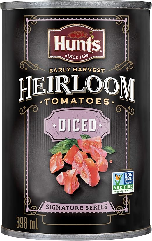 Hunt's Heirloom Diced Tomato 398ml, 1 Count Amazon.ca Grocery