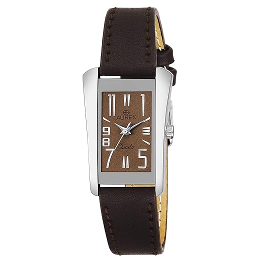 Aurex Analog Brown Dial Watch Water Resistant Brown Color Strap Wrist Watch for Women/Ladies/Girls (AX-LR542-BRBR)