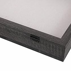 DEMAIKE 8x10 Shadow Box Frame with Linen Back, Wood