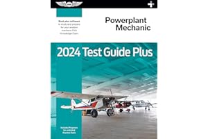 2024 Powerplant Mechanic Test Guide Plus: Paperback plus software to study and prepare for your aviation mechanic FAA Knowledge Exam (ASA Test Prep Series)