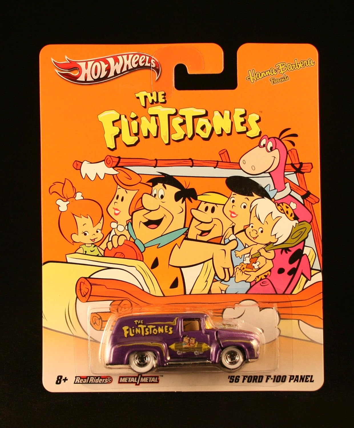 '56 FORD F100 PANEL * THE FLINTSTONES * Hanna-Barbera Presents Hot Wheels 2011 Nostalgia Series 1:64 Scale Die-Cast Vehicle