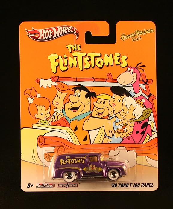 '56 FORD F100 PANEL * THE FLINTSTONES * Hanna-Barbera Presents Hot Wheels 2011 Nostalgia Series 1:64 Scale Die-Cast Vehicle
