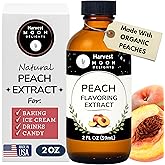 Peach Extract for Baking, Drinks, Ice Cream and Candy - 2 Oz - Harvest Moon Delights - Peach Flavoring, Flavor