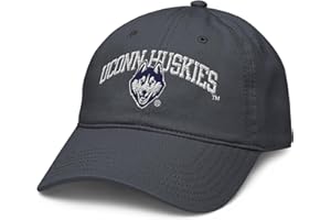 ELITE AUTHENTICS Connecticut Huskies Arch Over Officially Licensed Adjustable Baseball Hat