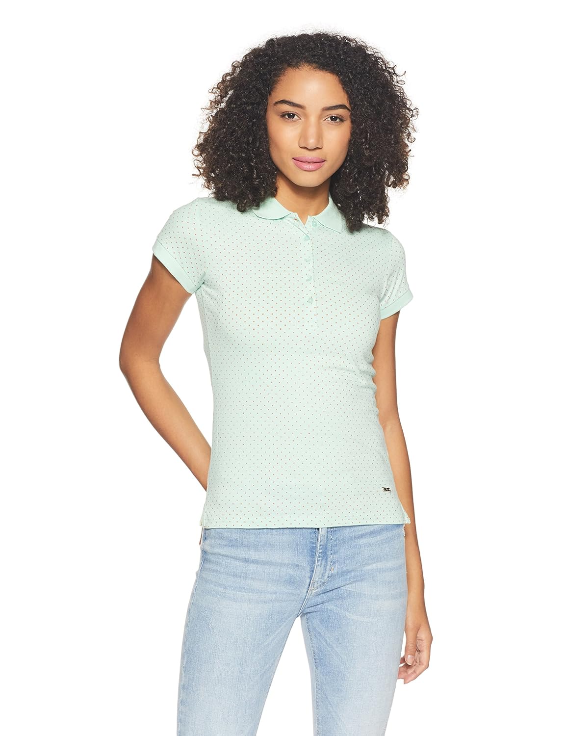 park avenue woman polka dot t-shirt