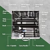 VonHaus 25Pc BBQ Tool Set with Case Stainless Steel Accessories Kit view 7