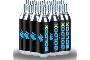 Boldox 16g CO2 Threaded Cartridges AC Drain Gun - C02 Powered HVAC Tools for The DIY Homeowner to Clear Buildup & Debris in AC Drain Tubes with CO2 Drain Gun - 16g CO2 Cartridges