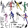 VZNYBL (Assembly Completed) 8 Packs T13 Action Figure Set, Dummy 13 3D Printed Action Figure Toy Gifts for Kids, Robot 13 ActionFigure Full Body Mechanical Doll Christmas Birthday Gift for Boys Girls