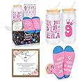 9 Year Old Beautiful Teen Girl Birthday Gifts Ideas, Gift Gifts for 9 Year Old Sweet Teen Girls, Top 9th Birthday Decorations Basket Set of 4