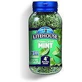 Litehouse Freeze Dried Mint - Substitute for Fresh Mint, Jar Equal to 4 Mint Fresh Bunches, Organic, Mint Seasoning, Non-GMO,