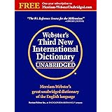 Webster's Third New International Dictionary, Unabridged