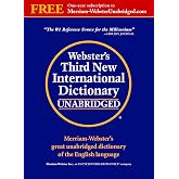 Webster's Third New International Dictionary, Unabridged - Largest, Most Comprehensive Printed American Dictionary