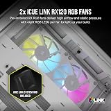 CORSAIR iCUE LINK 2500X RGB Small-Tower mATX Case White Dual Chamber view 4