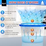 Nyxi Dehumidifier Set of 12 x 500ml - Stop Damp & Condensation view 2