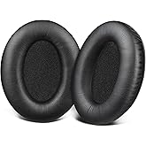 SOULWIT Replacement Ear Pads for Bose Aviation X A10/A20 Headset, EarPads Cushions with Soft Protein Leather, High-Density Noise Isolation Foam - Black