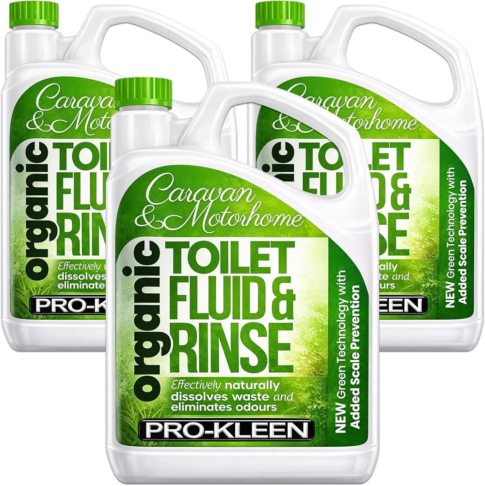Pro-Kleen Organic Green Toilet Fluid 6L for Caravan Motorhome Eco Friendly