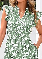 PRETTYGARDEN Women's 2025 Summer Floral Midi Dress