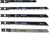 Dekton 5 Pc B & D Type Jigsaw Blade Set 75mm & 50mm HCS Blades view 2