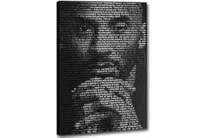 MOSTUNNA Kobe Bryant Canvas Wall Art - Kobe Poster Basketball Player Sports Wall Decor Poster Inspirational Mamba Mentality Motivational Home Decor For Boy’s Living Room Bedroom Large Size