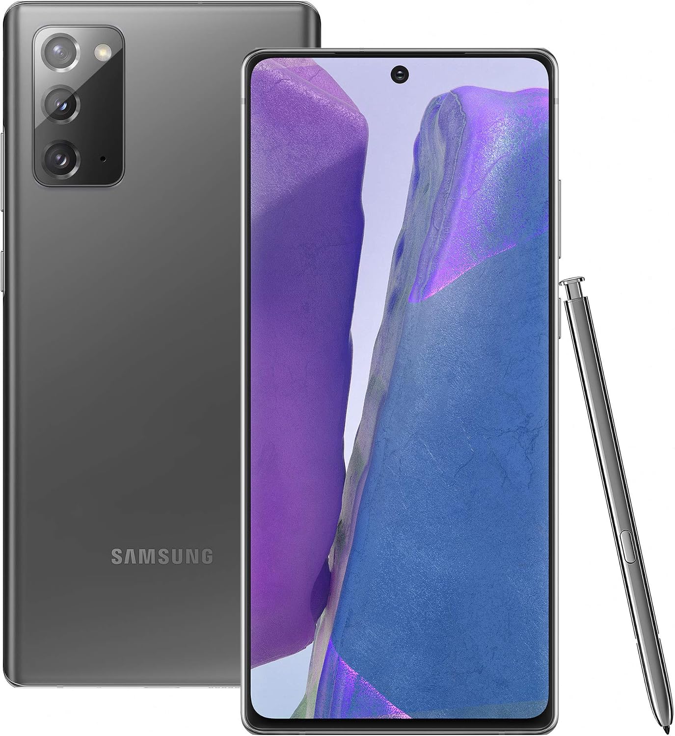 Samsung Galaxy Note20 Sim Free Android Mobile Phone Mystic Grey 256 GB, 256GB