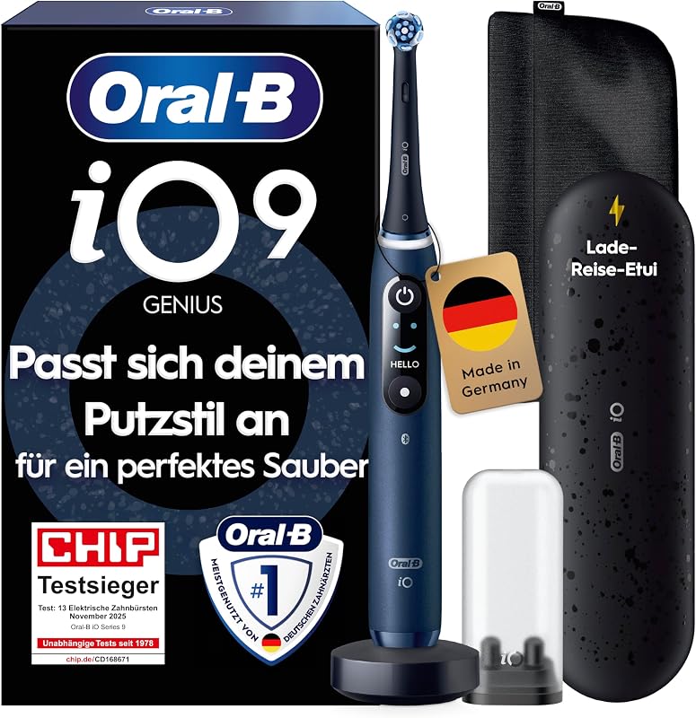 iO Series 9 Elektrische Zahnbürste, Dunkelblau