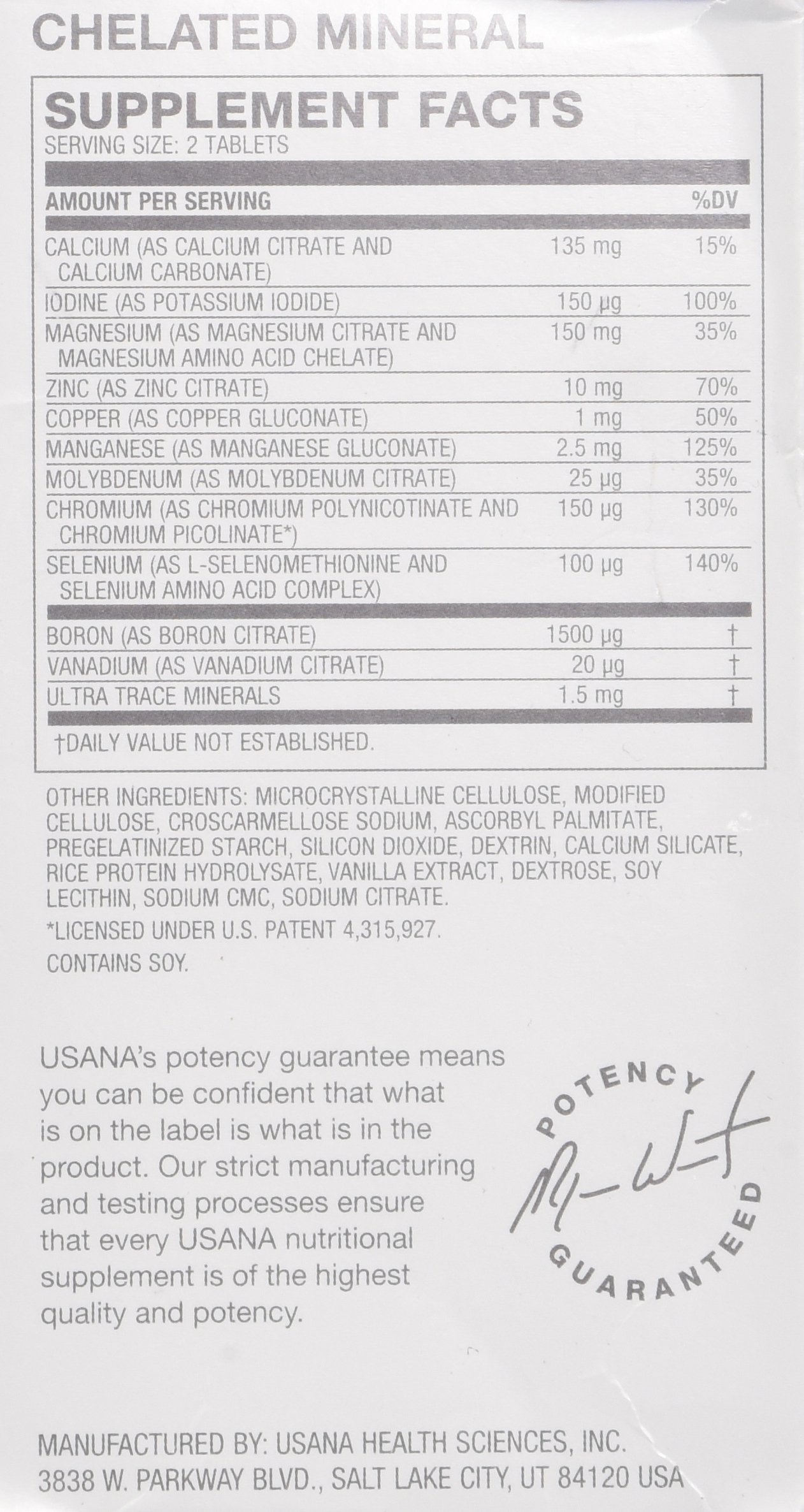 USANA Essentials Vitamins (New) Pack of Mega Antioxidant & Chelated