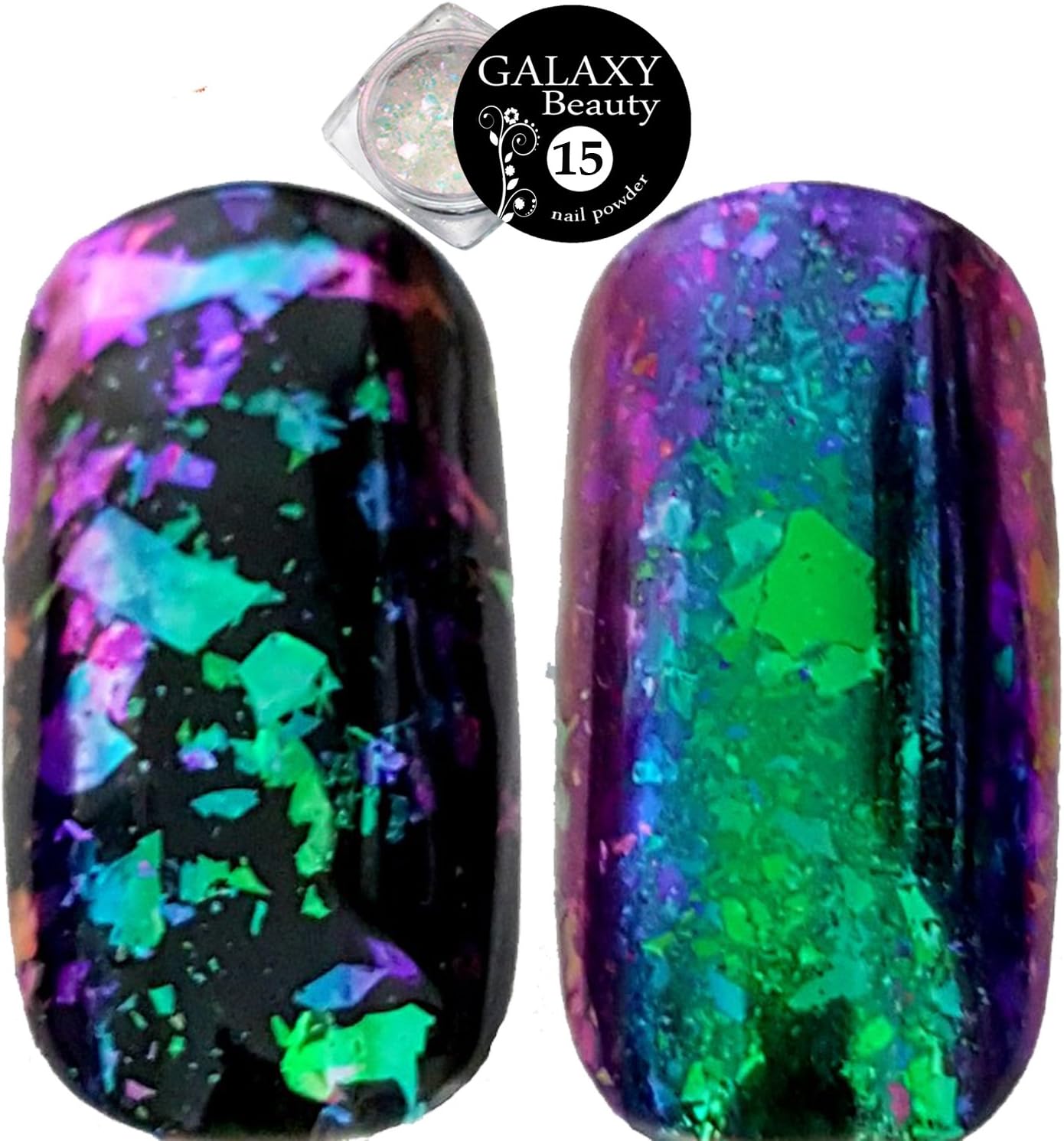 Transparent Chameleon Nail Flakes