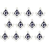 Masonic Freemason Square & Compass Lapel Hat Pin