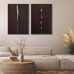MUDECOR Framed Canvas Print Wall Art Set Gold Line
