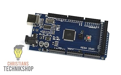 MEGA 2560 R3 | Entwicklerboard für Arduino IDE | ATMEL ATmega2560 AVR Mikrocontroller | CH340-Chip | Christians Technikshop